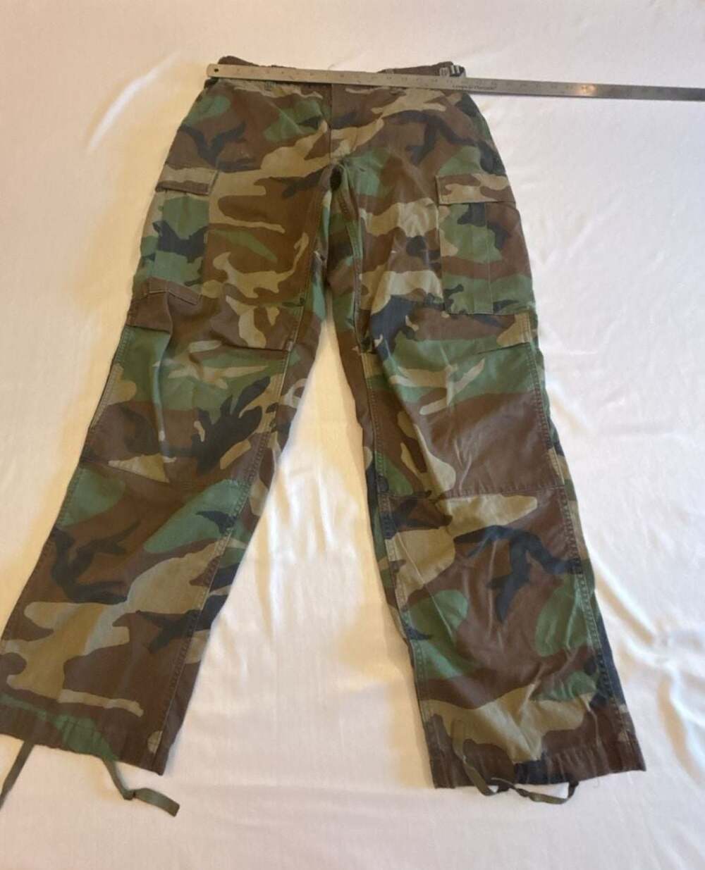 US Military BDU Woodland Camouflage Cargo Pants Trousers